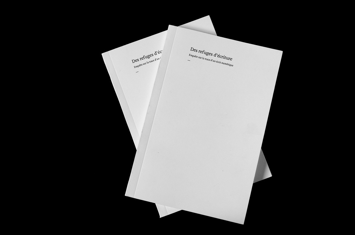 Couverture du livre "Des Refuges d'écriture"