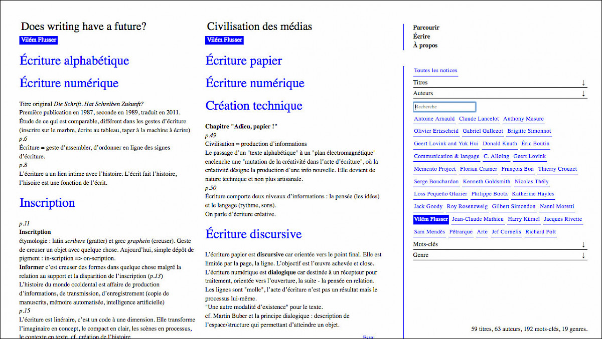 Capture d'écran de Note(s)